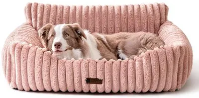Produktbild von Kleines weiches Katzenbett, rosa, 91x72x30cm, für Haustiere