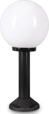 Image de Lampe d'allée Boule Opale 25cm Ø, hauteur 55cm