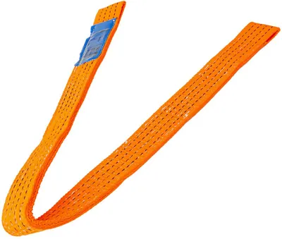Obrázek produktu pro UNITRAILER Upínací popruh pro odtahové vozy, 1 m, 50 mm, 4 t, popruh pro zajištění kol, popruh pro přepravu automobilů, smyčka, oranžový