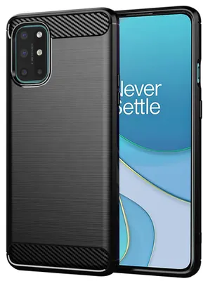 Obrázek produktu pro Husa pentru OnePlus 8T - Techsuit Carbon Silicone - Black