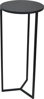 Image de LOFT42 Sense : support à fleurs rond - métal noir - 35 x 35 x 80