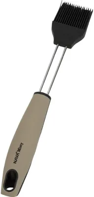 Image de NAVA Pinceau de cuisine Pinceau à pâtisserie MISTY en SILICONE pour badigeonner les viandes Gâteaux Grillades 26 cm