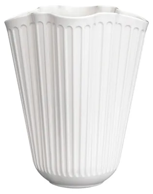 Image de Kähler Hammershøi Vase H16,5 cm blanc