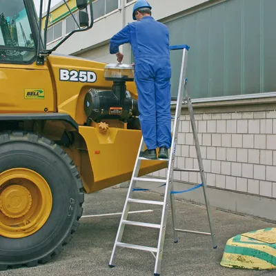 Image de KRAUSE Stabilo Professional Échelle pliante à 8 marches, hauteur de travail 3,90 m