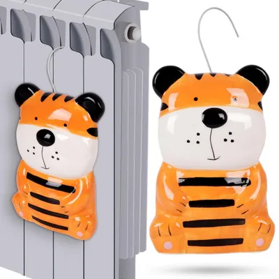Produktbild von Luftbefeuchter Heizkörper-Luftbefeuchter Wasserverdunster Verdunster Diffusor Heizungsverdunster aus Keramik für Kinder Tiger