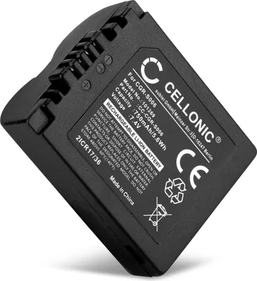 Produktbild von CELLONIC 1x Akku für Kamera Kompatibel mit Panasonic Lumix DMC-FZ18, Lumix DMC-FZ28, Lumix DMC-FZ50, CGA-S006 - (750mAh, 7.4V)