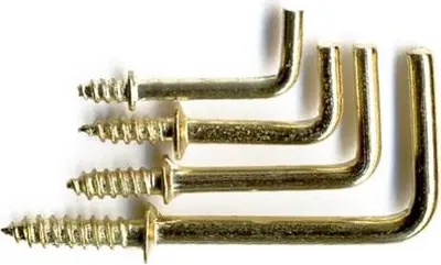 Produktbild von Schraubhaken, 4-fach sort., 20/24/29/39mm, 20 Stück