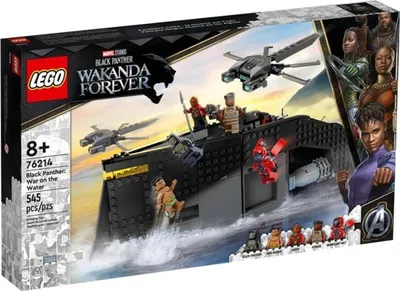 Zdjęcie produktu dla LEGO Marvel Avengers Czarna Pantera: wojna na wodzie, Zestaw do budowania, 8 lat(a), Plastik, 545 szt., 1,05 kg