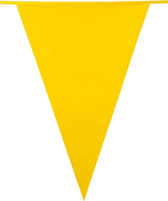 Produktbild von Wimpelkette PE 45x30cm L: 10m | Gelb