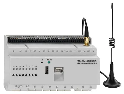 Produktbild von Rutenbeck IP-Schaltaktor 100Mbit/s lichtgrau Control Plus IP 8