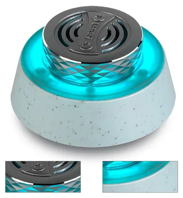 Produktbild von Bluetooth Duschlautsprecher wasserdicht mit LED Licht 3D Stereo Sound tragbar für Bad Outdoor