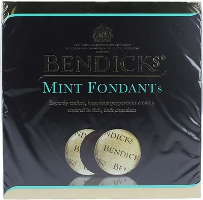 Produktbild von BENDICKS Mint Fondants, Zartbitterschokolade mit Pfefferminz 180g