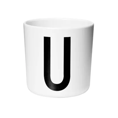 Produktbild von Design Letters Becher Trinkbecher Weiß Schwarz 20201000-U