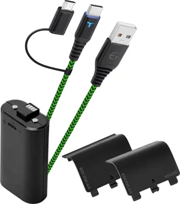 Zdjęcie produktu dla EgoGear Play & Charge Kit grün/schwarz Xbox SCH10