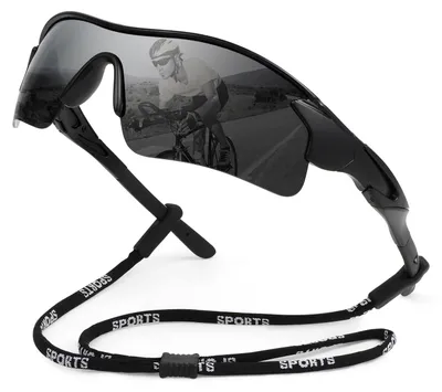 Imagen del producto de Gafas de sol deportivas polarizadas, con protección UV400, ligeras, ideales para ciclismo