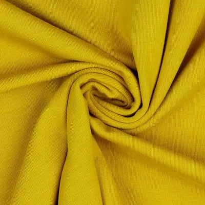 0,5m Jersey GOTS senfgelb 029