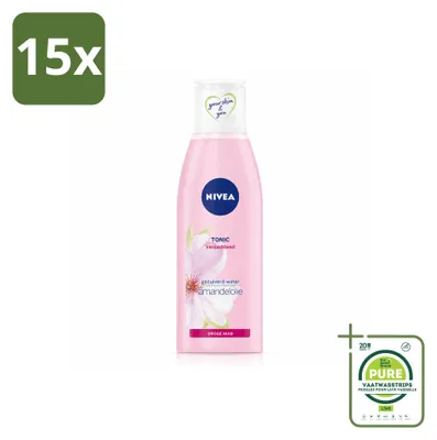 Produktbild von 15 x NIVEA Essentials Beruhigendes Gesichtswasser - für trockene & sensible Haut - 200 ml - Großpackung - 15 Stücke