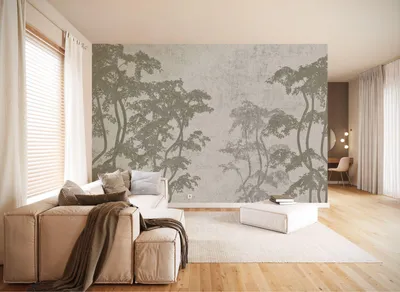 Produktbild von Digitaldruck Vlies Fototapete - Dancing Trees - Größe 350 x 250 cm