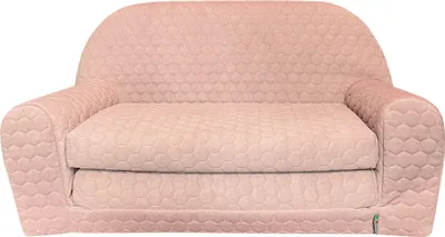 Produktbild von Kindersofa "MINI" zum Aufklappen PIK Puderrosa W386 57 FORTISLINE