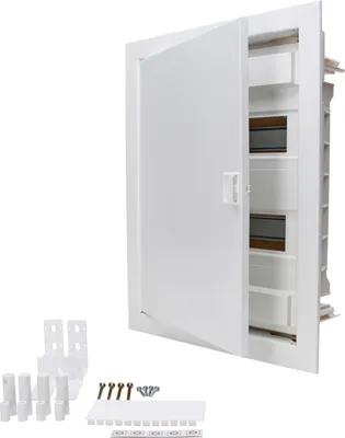 Zdjęcie produktu dla Podtynkowa/podtynkowa skrzynka rozdzielcza KOPP U24EP, IP40, 64A, 400VAC, 2-rzędowa