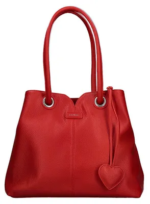 Produktbild von Rieker Damen Schultertasche Band mit Herzanhänger H1021, Farbe:Rot