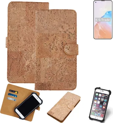 Produktbild von K-S-Trade Hülle kompatibel mit Cubot X30  Kork Handyhülle Cover  Schutzhülle TPU Case Bumper in Hellbraun, (1x)