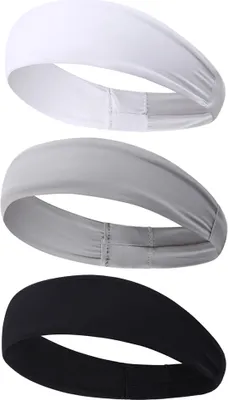 Produktbild von Sport-Stirnbänder, elastisches, feuchtigkeitsableitendes und Workout-Stirnband, rutschfeste Schweißband-Stirnbänder