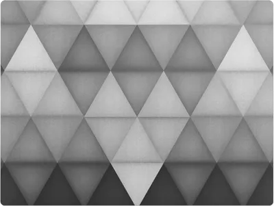 Obrázok produktu pre Geometrické Trojuholníky– Ochranná podložka na podlahu – Podložka pod stoličku – 120 x 90 cm – Protišmyková podložka na tvrdé podlahy