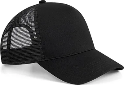 Produktbild von Beechfield B642 | Microknit Snapback Trucker - Snapback-Verschluss - Farbe: Black - Größe: One Size