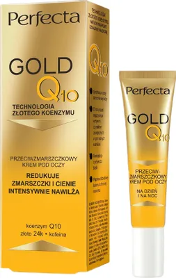 Obrázok produktu pre Perfecta Gold Q10 očný krém proti vráskam, 15 ml