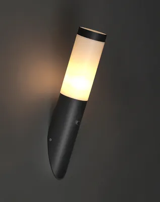 Produktbild von Moderne Außenwandleuchte Dunkelgrau Hell Dunkel Sensor IP44 Rox