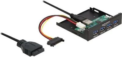 Obrázek produktu pro DELOCK Interner 3.5 USB 3.2 Gen 1 Hub 4 Port