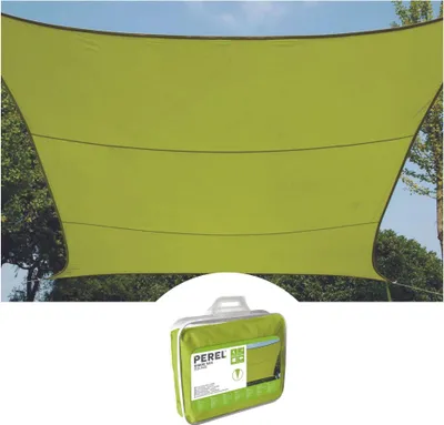 Produktbild von Perel GSS4320LG, Rechteckig, Grün, Polyester, 160 g/m², Halteöse, Maschinenwäsche