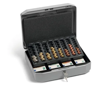 Immagine prodotto di DURABLE Cassetta portavalori €UROBOXX® M, Grigio, 178257