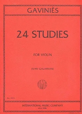 Produktbild von 24 Studies for violin