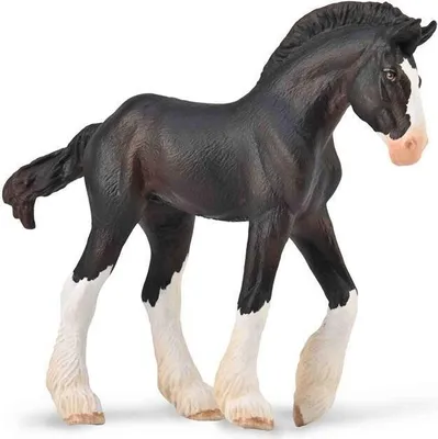 Immagine prodotto di Collecta 88982 Puledro Clydesdale - Nero 10 cm Mondo Cavallo