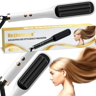 Imagen del producto de YS668 Plancha para el cabello de cerámica, color blanco