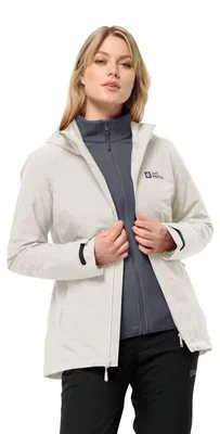 Produktbild von Jack Wolfskin Damen Moonrise 3in1 Jkt W, Midnight Sky, XS EU