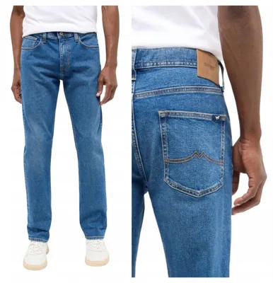 Zdjęcie produktu dla Mustang | Slim-fit męskie jeansy Orlando, kolor niebieski, rozmiar W32 L32