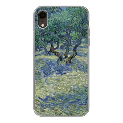 Produktbild von MuchoWow® Handyhülle Schutzhülle Hülle für iPhone XR Der Olivenhain - Vincent van Gogh Silikon Softcase Handy Hülle - Schutzdeckel