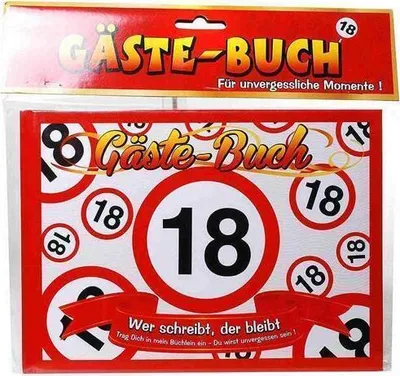 Produktbild von Udo Schmidt 12185 - Gäste-Buch, 20 blanko Seiten - Verkehrszeichen, Zahl: 18