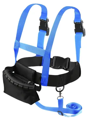 Productafbeelding van Ski Harnas voor Kinderen met Verwijderbare Riem, Blauw