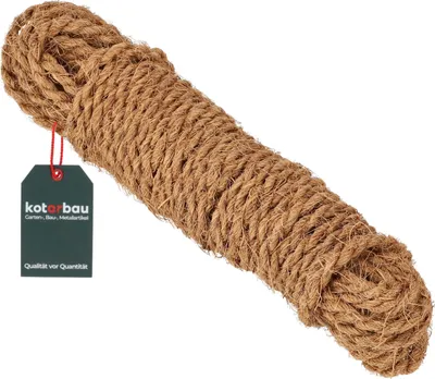 Image de KOTARBAU® Corde en fibre de coco Corde de coco 6 mm x 15 m Corde