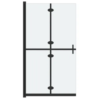 Produktbild von vidaXL Faltbare begehbare Duschwand ESG-Glas mattiert 90x190 cm