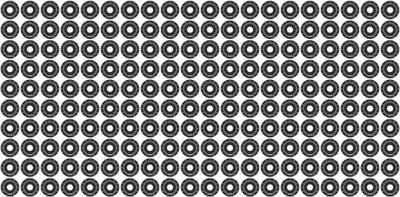 Image de 200Pcs Dial Plate Aluminum Alloy Round Scale Plates Sheet 0100 BEMKDP for Potentiometer