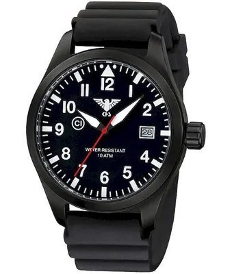 KHS Herrenuhr Inceptor Black Steel