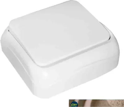 Produktbild von Edm Spa Oberflächenschalter Weiß  Weiß One Size