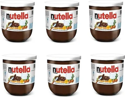 Produktbild von 6x Ferrero Nutella Nuss Haselnuss Schokolade 200g Schokoaufstrich Brotaufstrich
