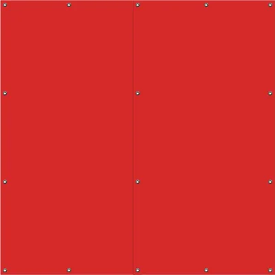 Produktbild von Wallario Outdoor-Poster für Garten oder Balkon, Motiv Rot, in ca. 180 x 180 cm