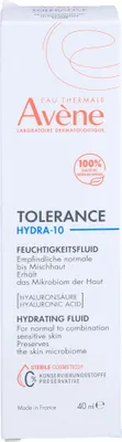 Immagine prodotto di Avène Tolerance Hydra-10 fluido idratante per pelli sensibili, normali e miste, 40 ml crema